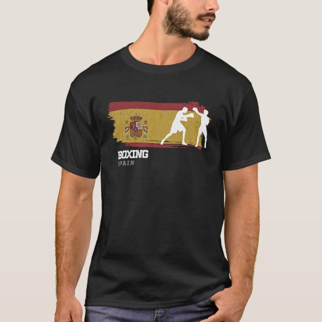 Camiseta Boxing Spain Combat Sports Fighter Boxing (Anverso)