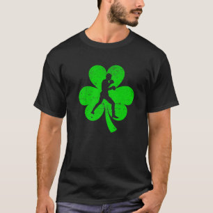 Camiseta Boxing Sports St. Patrick's Day Retro Shamrock Iri