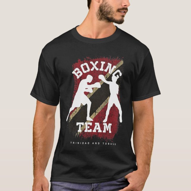 Camiseta Boxing Trinidad & Tobago Combat Sports Fighter Box (Anverso)