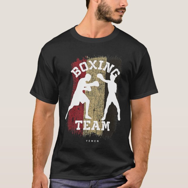 Camiseta Boxing Yemen Combat Sports Fighter Boxing (Anverso)