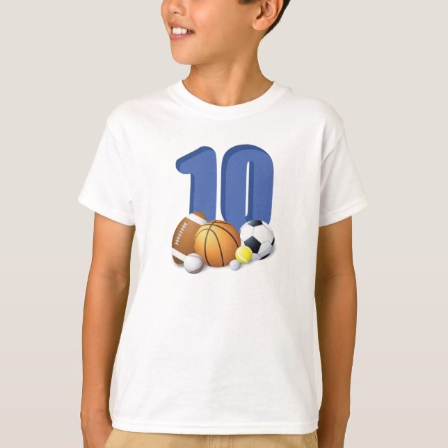 Camiseta Boy 10.º Balls Deportiva (Anverso)