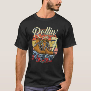Camiseta Boy 7.º Bday Outfit Chica de 7 años de edad Rollin