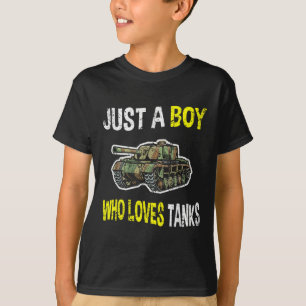 Camiseta Boy Ama A Los Tanques Shirt Ww2 Memorabilia De La