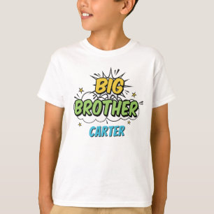 Camiseta Boy Comic Book Superhéroe Baby Shower Gran Hermano