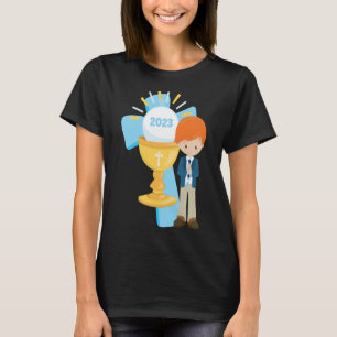 Camiseta Boy First Community Keepsake 2023 Cross Blue Rosar