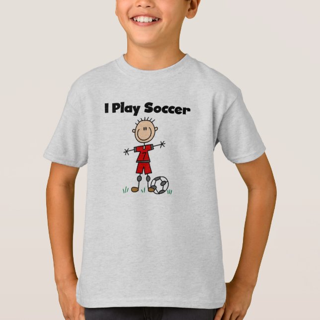 Camiseta Boy I Play Soccer (Anverso)
