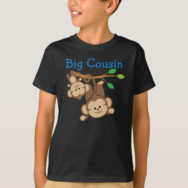 Camiseta Boy Monkeys Big Cousin (Anverso)