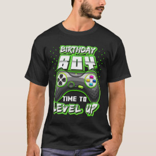 Camiseta Boy Time To Level Up Video Game Birthday Gamer 11