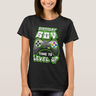 Camiseta Boy Time To Level Up Video Game Birthday Gamer 11
