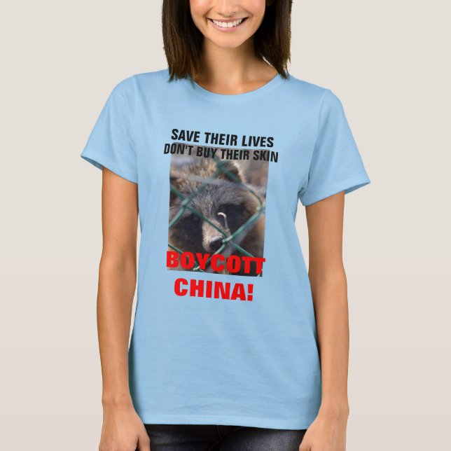 CAMISETA BOYCOTT CHINA (Anverso)