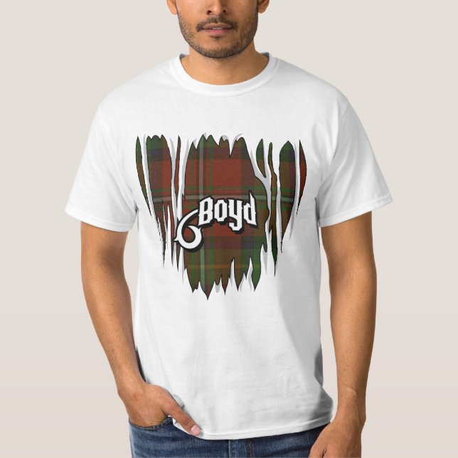 Camiseta Boyd Tartan (Anverso)