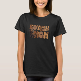 Camiseta Boykin Spaniel Dog Groovy La mejor madre de boykin