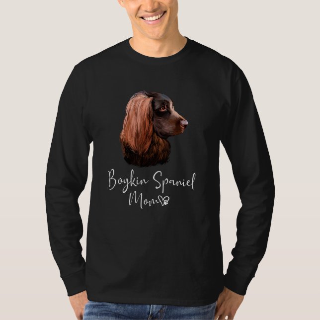 Camiseta Boykin Spaniel Mom Cute Puppy Dueño De Perro Boyki (Anverso)