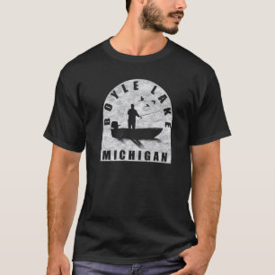 Camiseta Boyle Lake Fishing Michigan