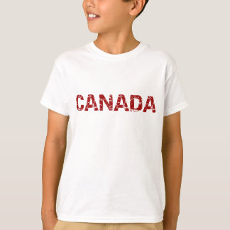 Camiseta Boys Canada Maple Leaft Shirt