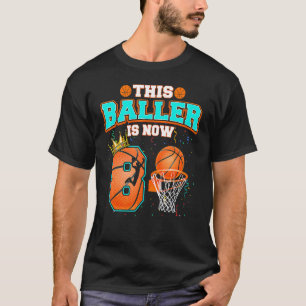 Camiseta Boys de Baloncesto 8 cumpleaños Este Baller tiene 