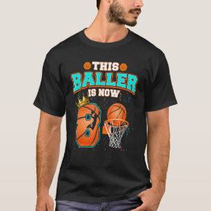 Camiseta Boys de Baloncesto 8 cumpleaños Este Baller tiene