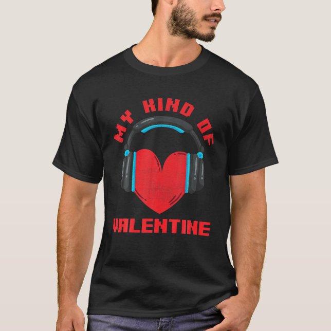 Camiseta Boys Día de San Valentín Gamer Gift - Juego divert (Anverso)