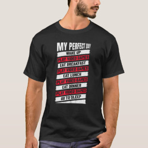 Camiseta Boys Guay Gamer Tee My Perfect Day Video Games