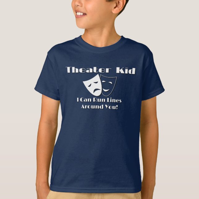 Camiseta Boys I Can Run Lines Around You! T-Shirt (Anverso)