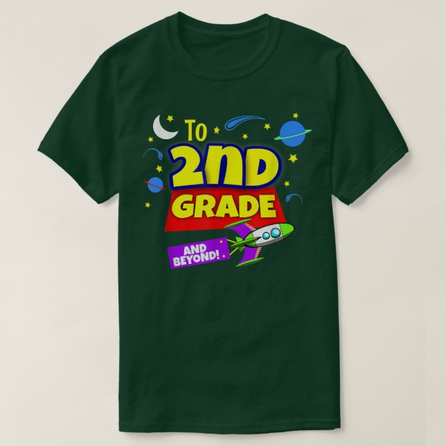 Camiseta Boys Kids Back To School To Infinity And Beyond Se (Diseño del anverso)