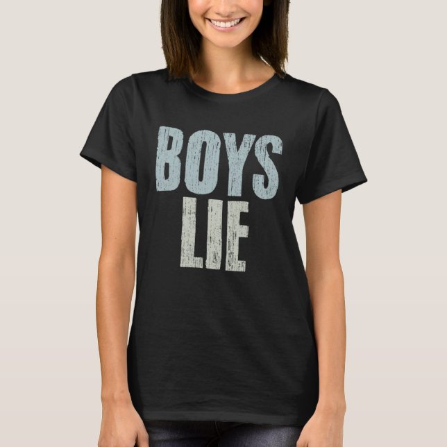 Camiseta Boys Lie Emotional Sarcasm An Introverted Relation (Anverso)