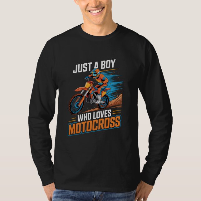 Camiseta Boys Motocross (Anverso)