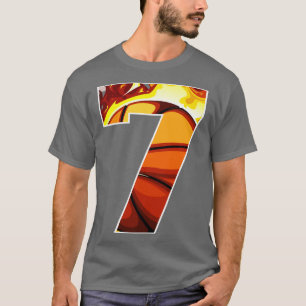 Camiseta Boys Personalizado personalizado número 7 Regalo d