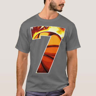 Camiseta Boys Personalizado personalizado número 7 Regalo d
