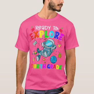 Camiseta Boys Ready to explore Fourth Grade Back to School
