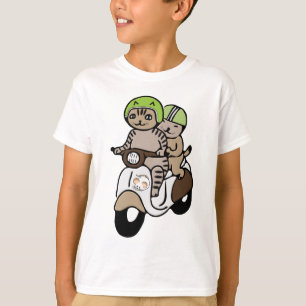 CAMISETA BOYS SCOOTER BIKE CAT T-SHIRS
