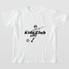 Camiseta boys soccer kids club t-shirt