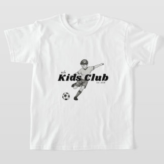 Camiseta boys soccer kids club t-shirt