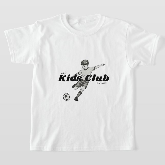 Camiseta boys soccer kids club t-shirt (Distribución)
