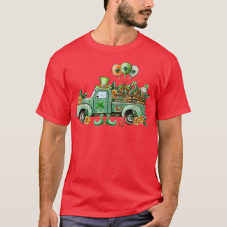 Camiseta Boys St Patricks Day Truck Car Cargas De Luck Sham