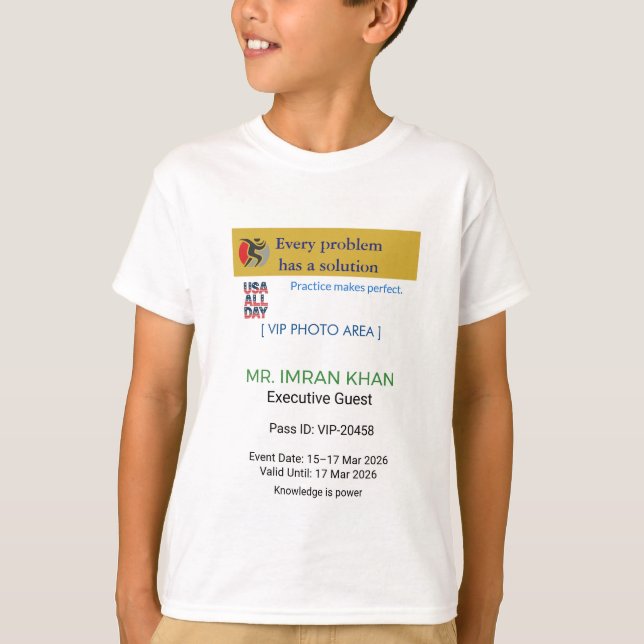Camiseta Boys T-Shirts | Birthday | Custom | Logo (Anverso)
