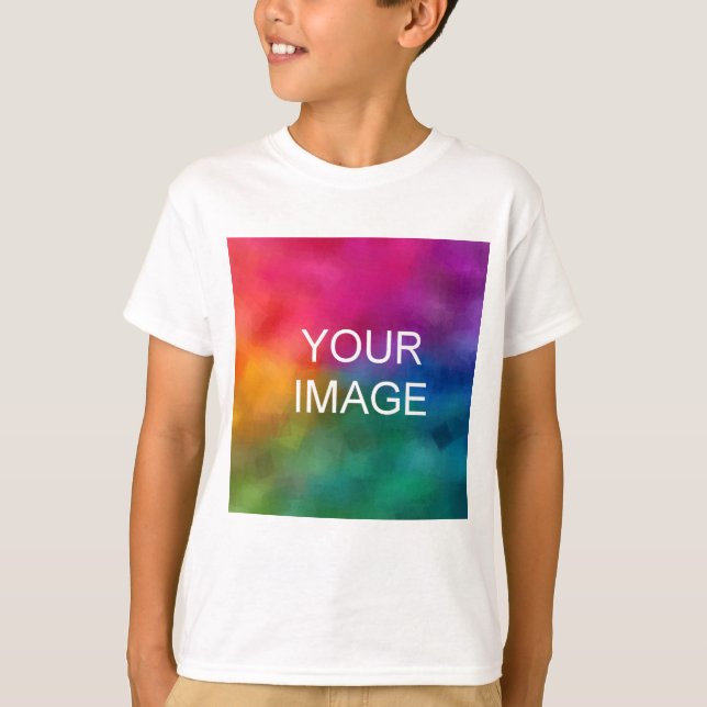 Camiseta Boys T-Shirts Front Design Add Image Text Template (Anverso)