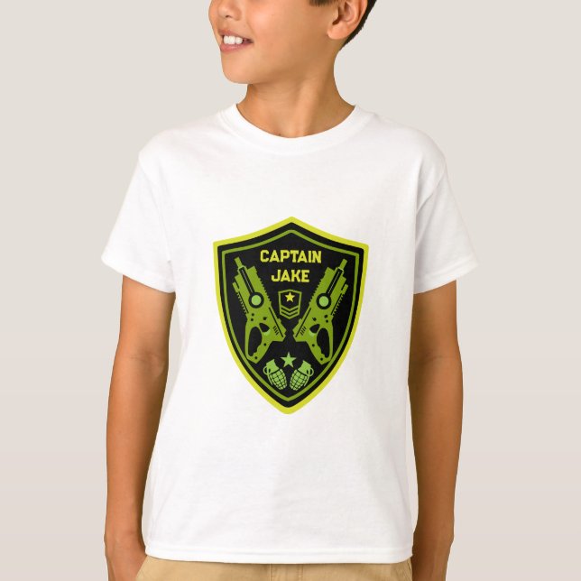 Camiseta Boys Toy Dart Gun Battle (Anverso)
