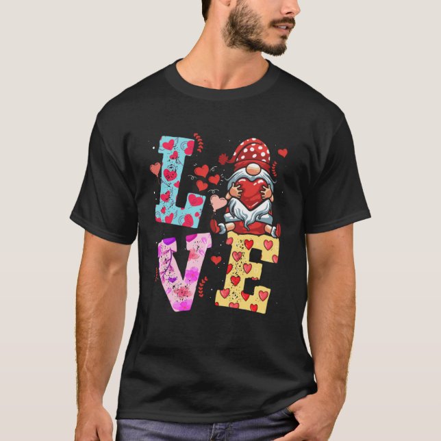 Camiseta Boys Valentines Day Kids Gnomes I Steal Hearts Out (Anverso)