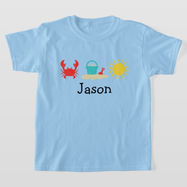 Camiseta Boys Watercolor Beach Trio T-Shirt (Distribución)