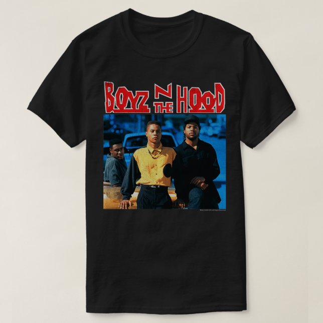 Camiseta Boyz N El Poster Clásico Del Hogar  (Diseño del anverso)