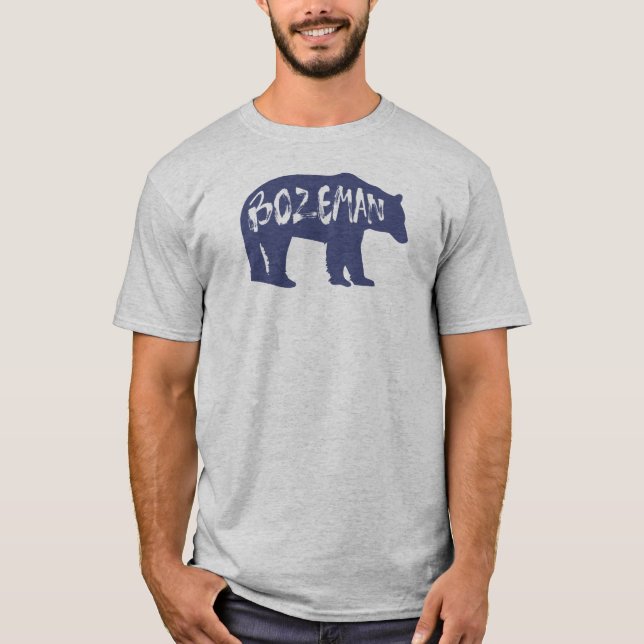 Camiseta Bozeman Montana Bear (Anverso)