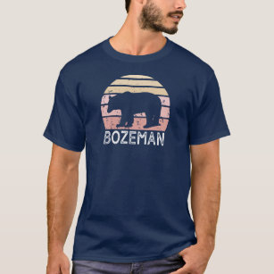 Camiseta Bozeman Montana Retro Bear
