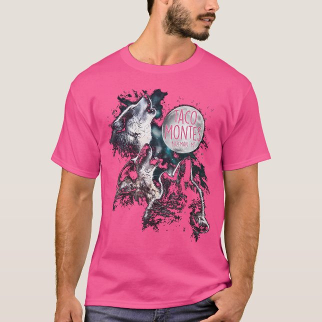 Camiseta Bozeman Mt Montana Restaurante Wolf Comida Mexican (Anverso)