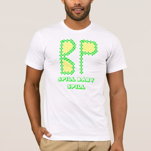 CAMISETA BP=VÍAS HÍDRICAS AMERICANAS CONTAMINANTES (Anverso)
