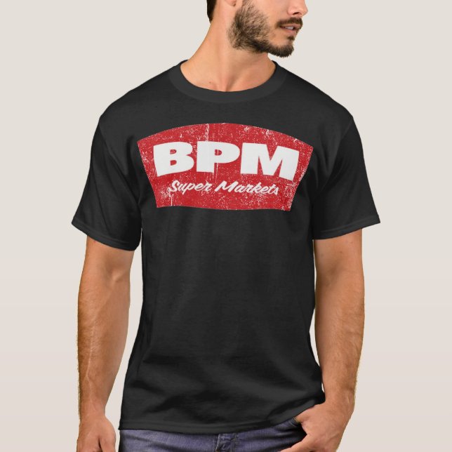 Camiseta BPM T-Shirt - Brockton Public Market Retro de los  (Anverso)