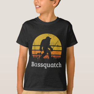 Camiseta Bquatch Divertido B Pesca Sasquatch Bigfoot Antigu