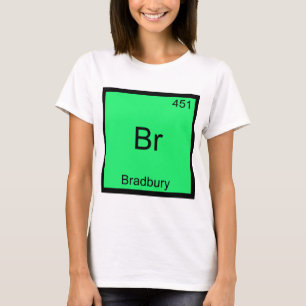 Camiseta Br - Bradbury Gracioso Símbolo de elemento de qu