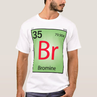 Camiseta (Br) del elemento del bromo - frente
