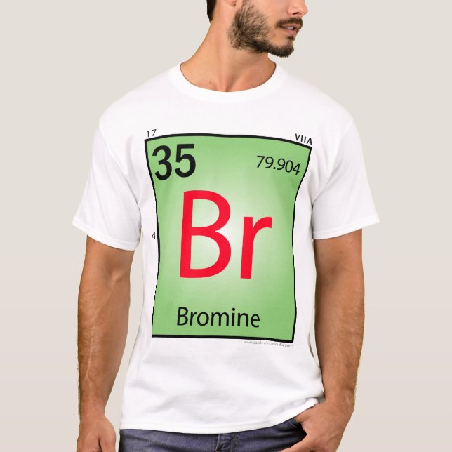 Camiseta (Br) del elemento del bromo - frente (Anverso)